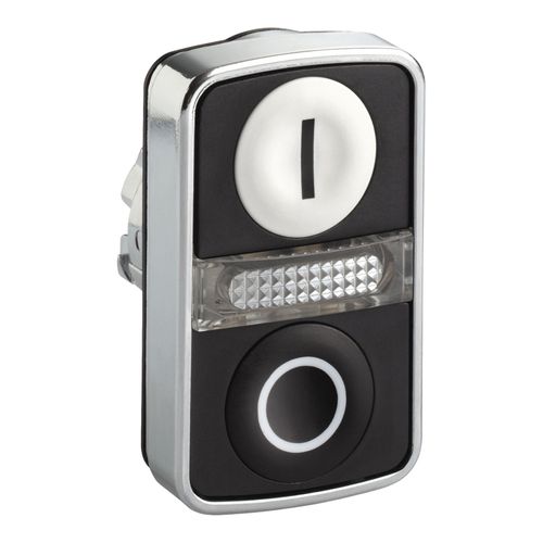 Main product image of 22mm Mounting Hole Dia. Momentary (MO) LED Illuminated Push-Button Switch, ZB4BW7A1721