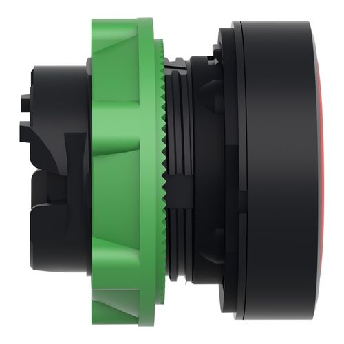 Main product image of 22mm Mounting Hole Dia. Maintained (MA) Round Nonilluminated Push-Button Switch (Red), ZB5AH04