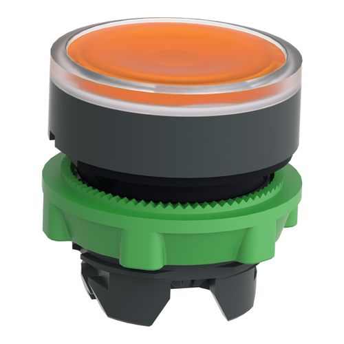 Main product image of 22mm Mounting Hole Dia. Momentary (MO) Universal And Protected Illuminated Flush Push-Button Switch, ZB5AW353