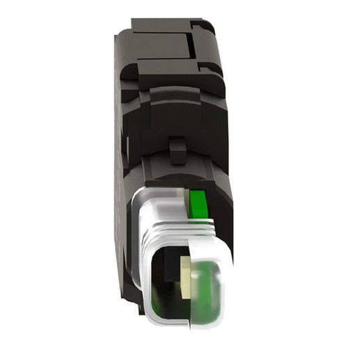 Main product image of 12-24 VAC LED Shock And Vibration Resistant Indicating Light With Quick Connect Connector (Green), ZB6EB3B