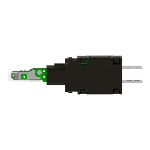 Main product image of 12-24 VAC LED Shock And Vibration Resistant Indicating Light With Quick Connect Connector (Green), ZB6EB3B