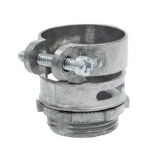 Main product image of 3/4" Straight Squeeze Flexible Metal Conduit, Armored or Metal Clad Cable Connector (Pack of 25)