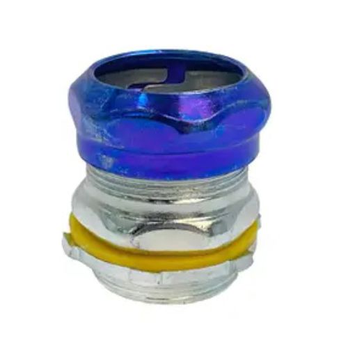 Main product image of 1-1/4" Steel EMT Raintight Compression Connector