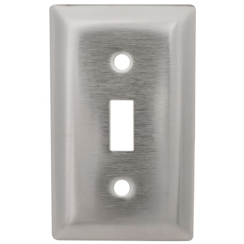 Main product image of 1-Gang Stainless Steel Toggle Switch Wall Plate