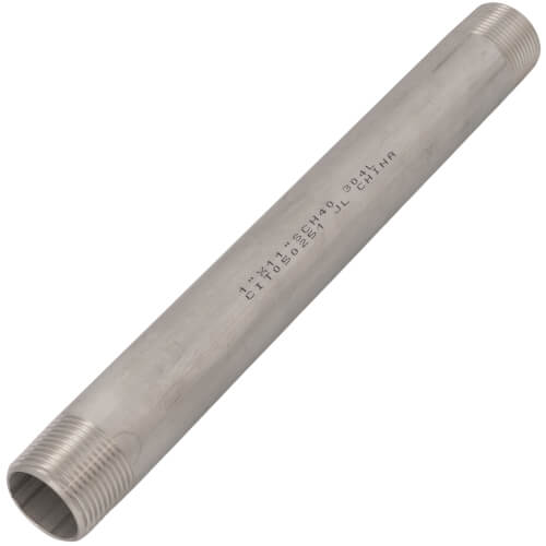 Main product image of 1" x 11" Stainless Steel Nipple