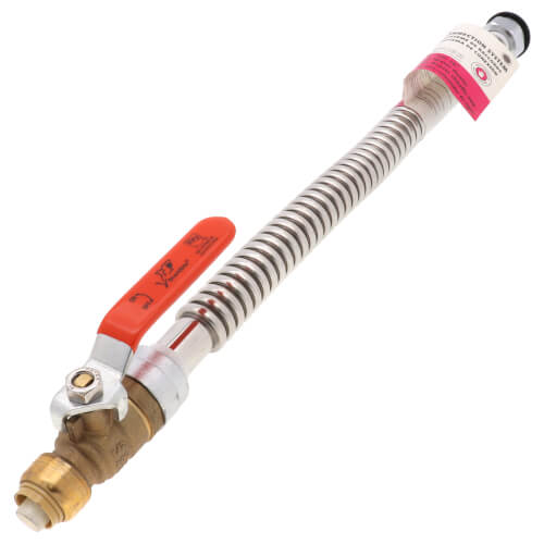 SS3068FLEX18BV SharkBite SS3068FLEX18BV 1/2" Sharkbite x 3/4" FIP Corrugated Water Heater