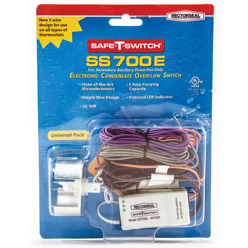 SS700E Rectorseal SS700E SafeTSwitch Secondary Pan Sensor for