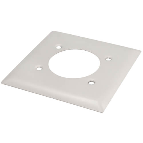 Main product image of 2-Gang Stainless Steel Power Outlet Receptacle Wall Plate