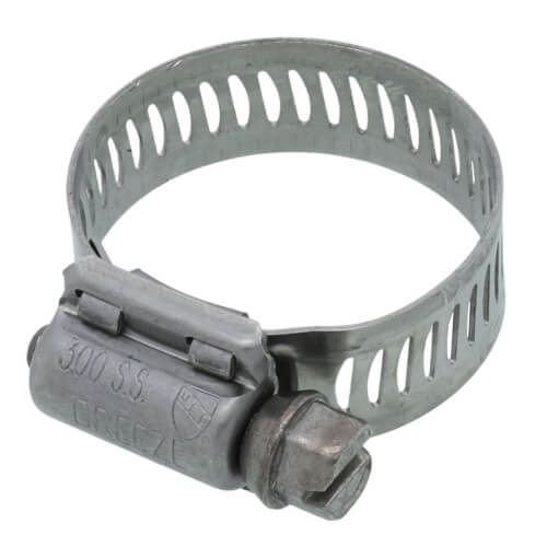 Main product image of 11/16" - 1-1/4" #12 Stainless Steel Worm Gear Hose Clamp w/ Stainless Steel Screw