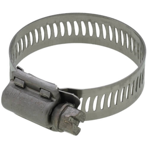 Main product image of 13/16" - 1-3/4" #20 Stainless Steel Worm Gear Hose Clamp w/ Stainless Steel Screw