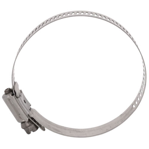 Main product image of 2-1/16" - 3" #40 Stainless Steel Worm Gear Hose Clamp w/ Stainless Steel Screw
