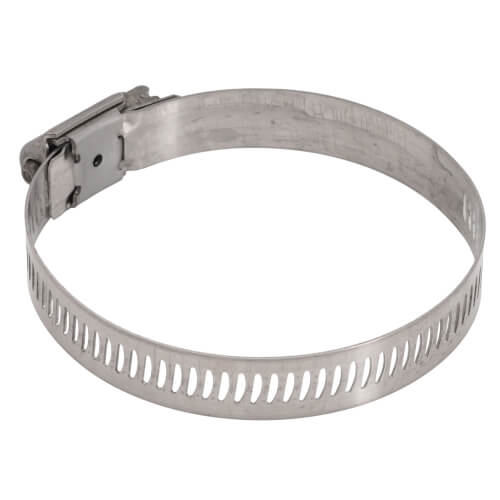 Main product image of 2-1/16" - 3" #40 Stainless Steel Worm Gear Hose Clamp w/ Stainless Steel Screw