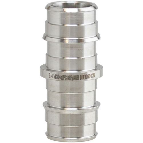Main product image of 3/4" 304 Stainless Steel Expansion PEX Coupling