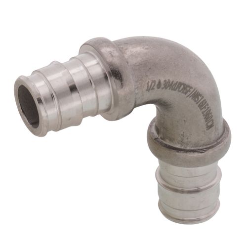 Main product image of 1/2" 304 Stainless Steel Expansion PEX Elbow