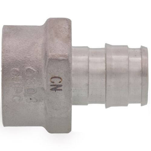 Main product image of 1/2" 304 Stainless Steel Expansion PEX Female Adapter