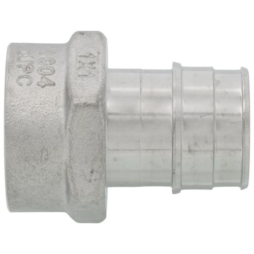 Main product image of 1" 304 Stainless Steel Expansion PEX Female Adapter
