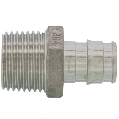 Main product image of 1/2" 304 Stainless Steel Expansion PEX Male Adapter