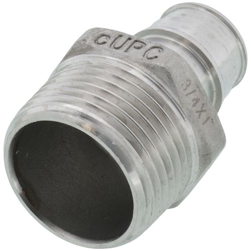 Main product image of 3/4" x 1" 304 Stainless Steel Expansion PEX Male Adapter
