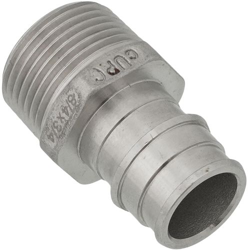 Main product image of 3/4" 304 Stainless Steel Expansion PEX Male Adapter
