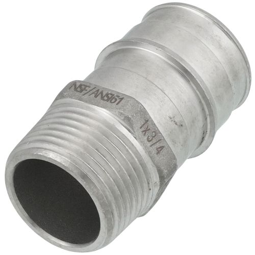 Main product image of 1" x 3/4" 304 Stainless Steel Expansion PEX Male Adapter