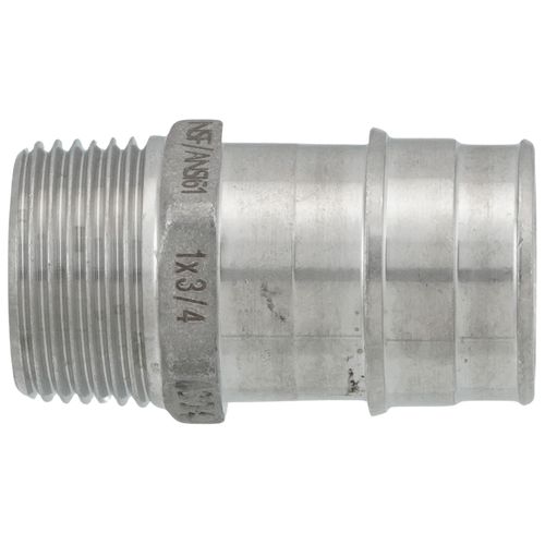 Main product image of 1" x 3/4" 304 Stainless Steel Expansion PEX Male Adapter