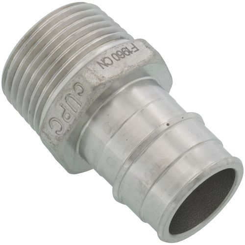 Main product image of 1" 304 Stainless Steel Expansion PEX Male Adapter