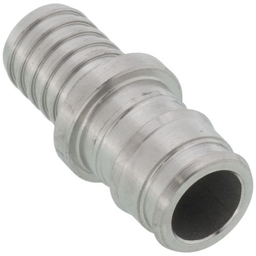 Main product image of 1/2" 304 Stainless Steel Expansion PEX x 1/2" Polybutylene Coupling