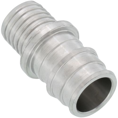 Main product image of 3/4" 304 Stainless Steel Expansion PEX x 3/4" Polybutylene Coupling