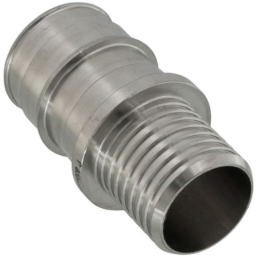 Main product image of 1" 304 Stainless Steel Expansion PEX x 1" Polybutylene Coupling