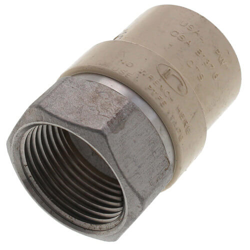 1" CPVC x Female Stainless Steel Adapter (Lead Free)