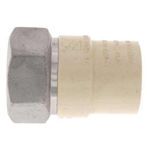 Main product image of 1-1/4" CPVC x Female Stainless Steel Adapter (Lead Free)