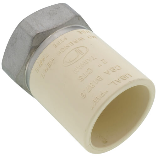 Main product image of 2" CPVC x Female Stainless Steel Adapter (Lead Free)