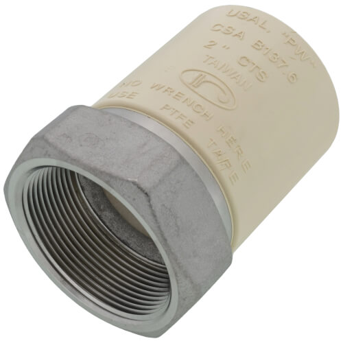Main product image of 2" CPVC x Female Stainless Steel Adapter (Lead Free)