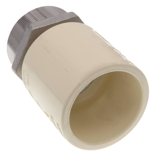 Main product image of 2" CPVC x Male Stainless Steel Adapter (Lead Free)