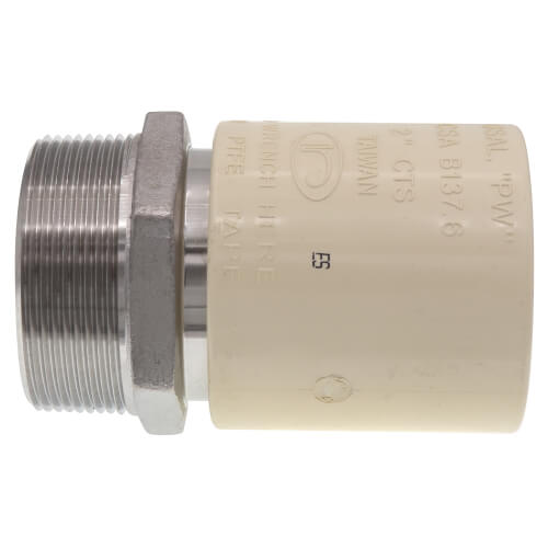 Main product image of 2" CPVC x Male Stainless Steel Adapter (Lead Free)
