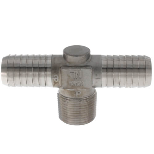 Main product image of 1" MPT x Insert Stainless Steel Hydrant Tee