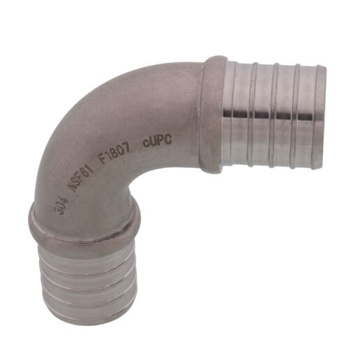 Main product image of 1" PEX Stainless Steel 90-Degree Elbow