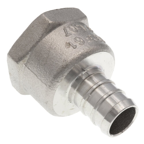 Main product image of 1/2" PEX x 1/2" NPT Stainless Steel Female Adapter