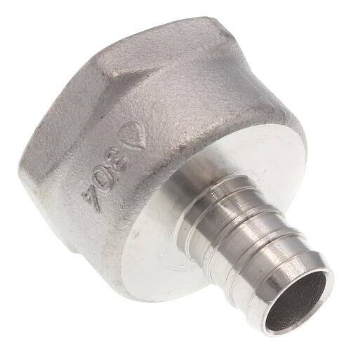 Main product image of 1/2" PEX x 3/4" NPT Stainless Steel Female Adapter