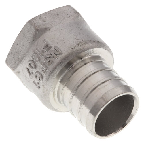 Main product image of 3/4" PEX x 1/2" NPT Stainless Steel Female Adapter