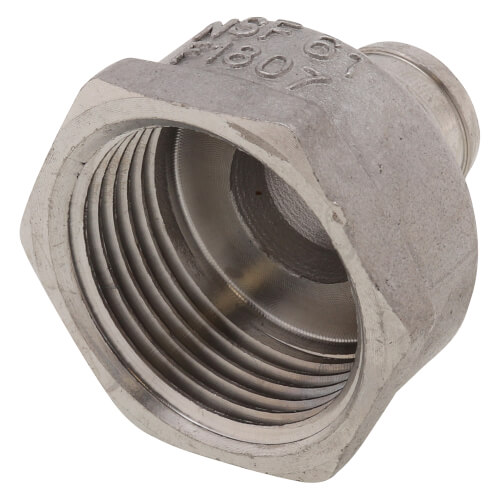 Main product image of 3/4" PEX x 1" NPT Stainless Steel Female Adapter