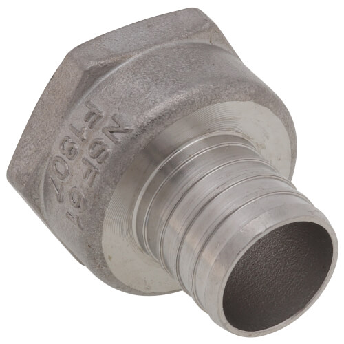 Main product image of 1" PEX x 1" NPT Stainless Steel Female Adapter