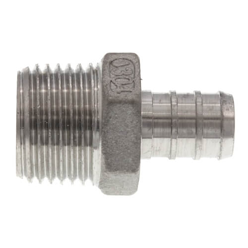 Sspex Ma05 Boshart Sspex Ma05 12 Pex X 12 Npt Stainless Steel Male Adapter 8294