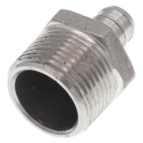 Main product image of 1/2" PEX x 3/4" NPT Stainless Steel Male Adapter