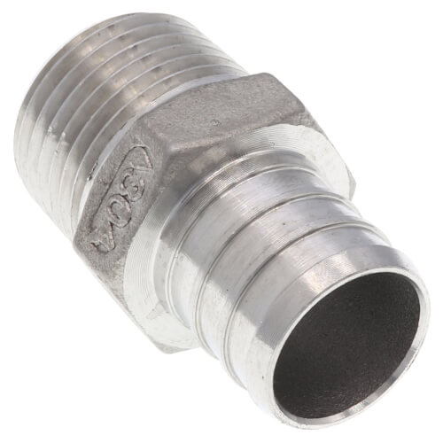 Main product image of 3/4" PEX x 1/2" MPT Stainless Steel Male Adapter