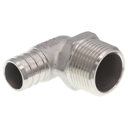 Main product image of 3/4" PEX x 3/4" Male Threaded Stainless Steel Elbow