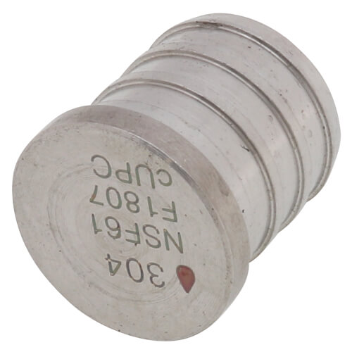 3/4" PEX Stainless Steel Plug