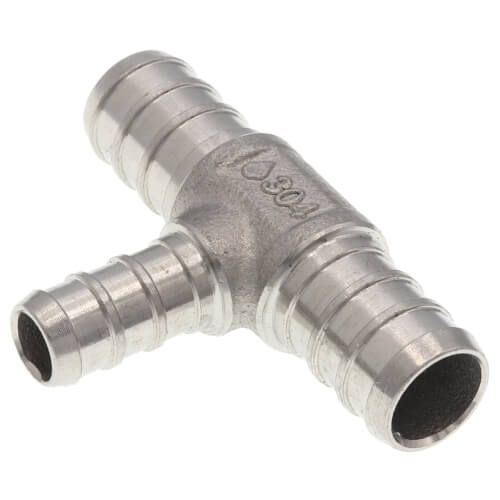 Main product image of 1/2" x 1/2" x 3/8" PEX Stainless Steel Tee (Lead Free)