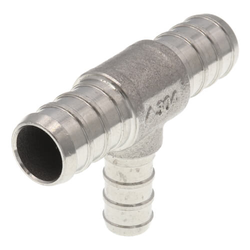 Main product image of 1/2" x 1/2" x 3/8" PEX Stainless Steel Tee (Lead Free)