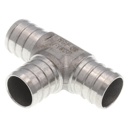 Main product image of 3/4" PEX Stainless Steel Tee (Lead Free)